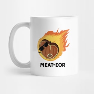 Meat-eor Funny Meat Steak Pun Mug
